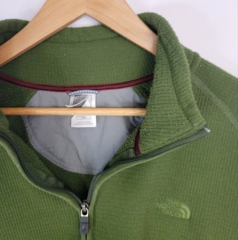 Mens Medium Fleece North Face Quarterzip